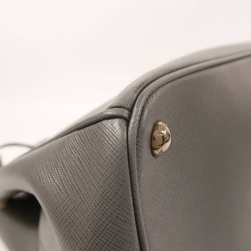 PRADA 牛皮皮革Killer Bag銀扣手挽肩背兩用袋-10