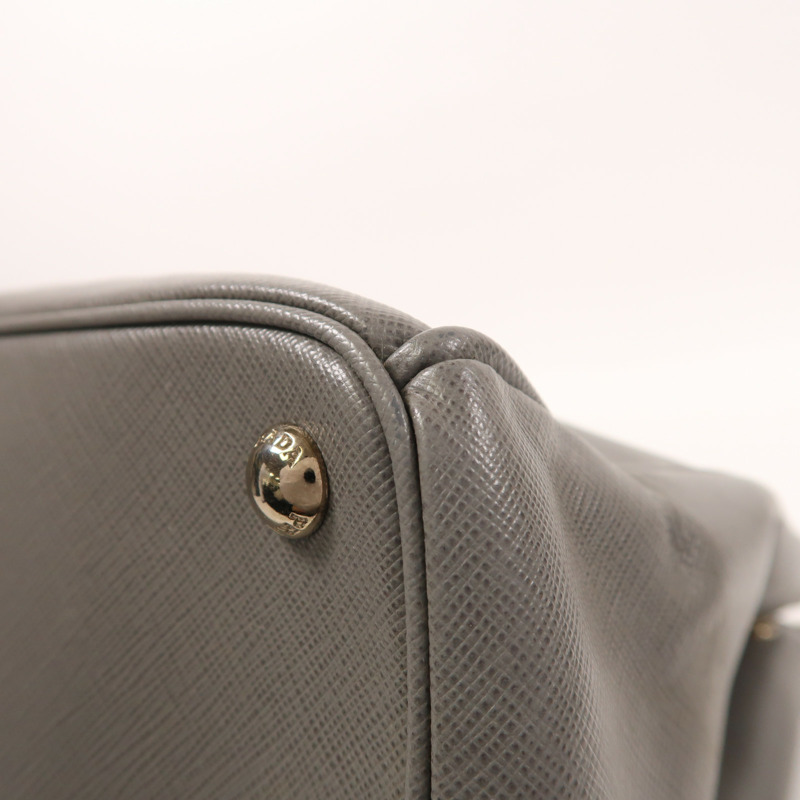 PRADA 牛皮皮革Killer Bag銀扣手挽肩背兩用袋-11