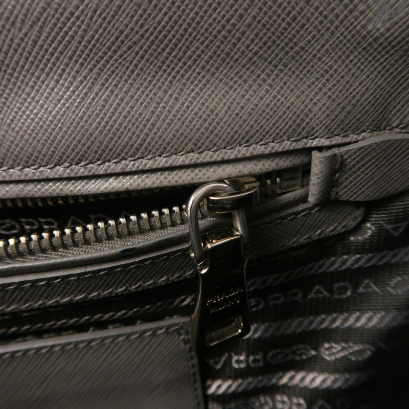 PRADA 牛皮皮革Killer Bag銀扣手挽肩背兩用袋-13