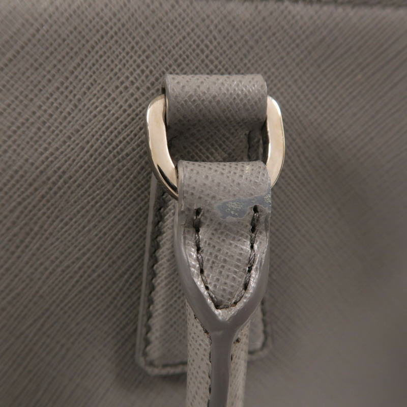 PRADA 牛皮皮革Killer Bag銀扣手挽肩背兩用袋-14