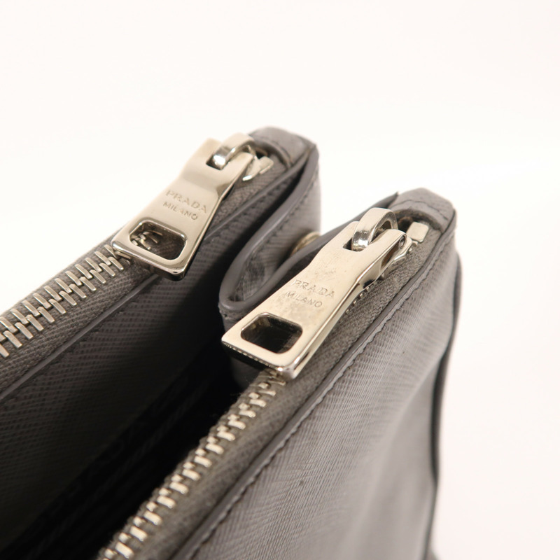 PRADA 牛皮皮革Killer Bag銀扣手挽肩背兩用袋-15