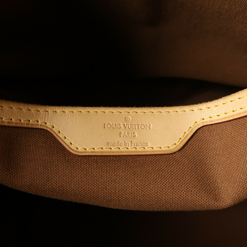 LOUIS VUITTON Monogram Palermo GM金扣手挽肩背兩用袋棕色-5