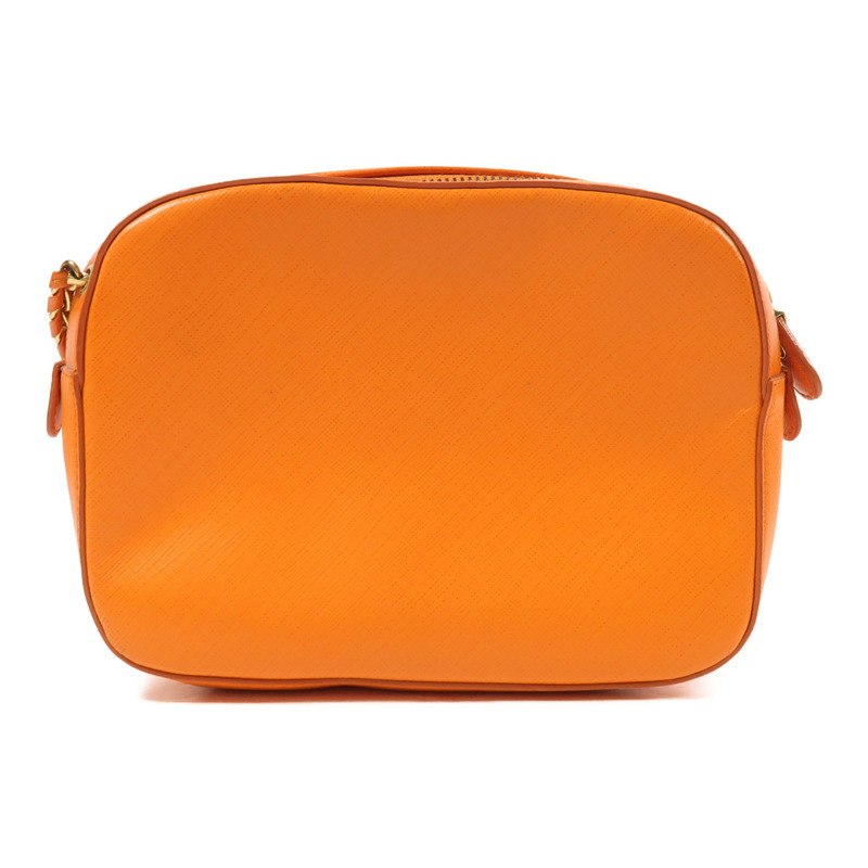 Salvatore Ferragamo 牛皮皮革Chain Shoulder金扣鏈帶肩背袋-1