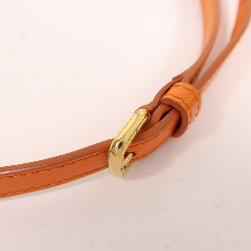 Salvatore Ferragamo 牛皮皮革Chain Shoulder金扣鏈帶肩背袋-13