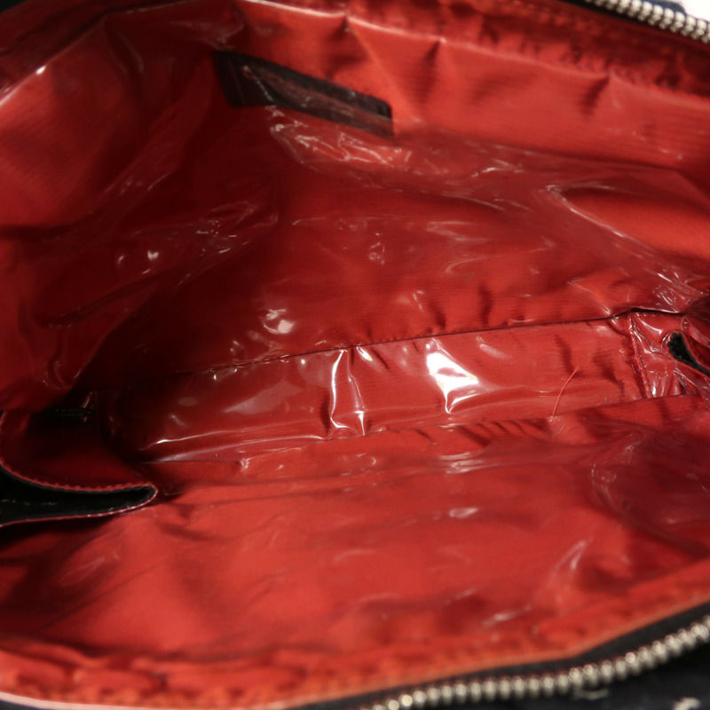 CHANEL 尼龍Hand Bag銀扣手挽袋-4