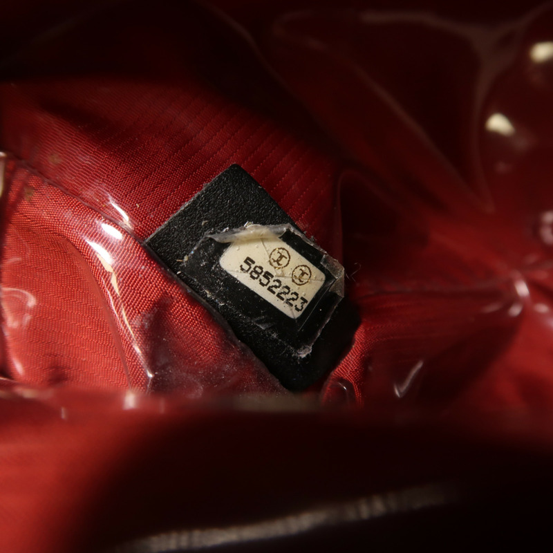 CHANEL 尼龍Hand Bag銀扣手挽袋-8