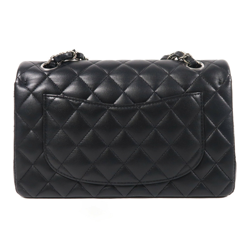 CHANEL 羊皮皮革Classic 23銀扣鏈帶肩背袋-1