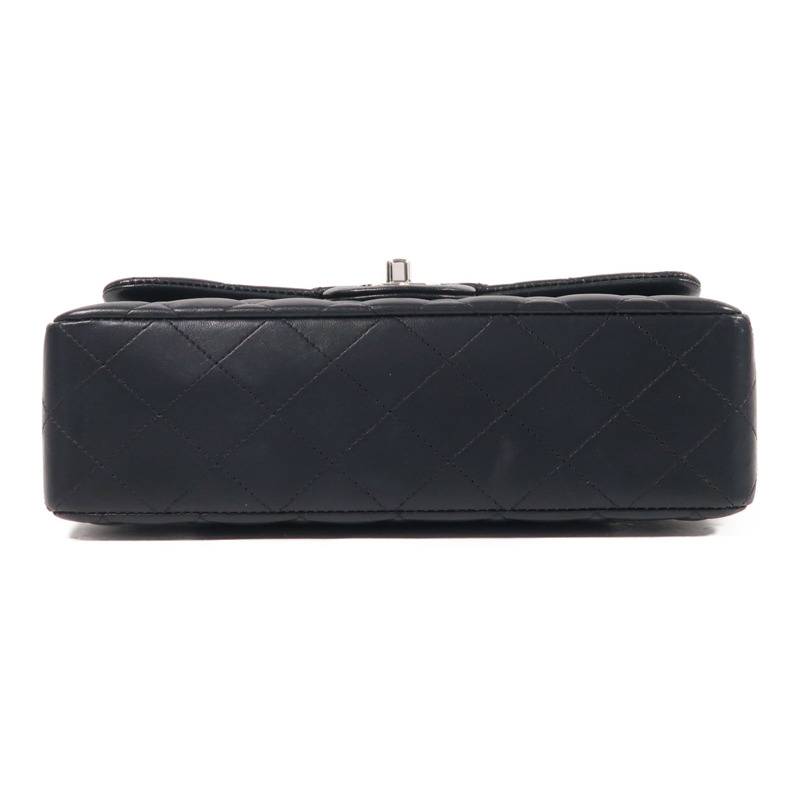 CHANEL 羊皮皮革Classic 23銀扣鏈帶肩背袋-3