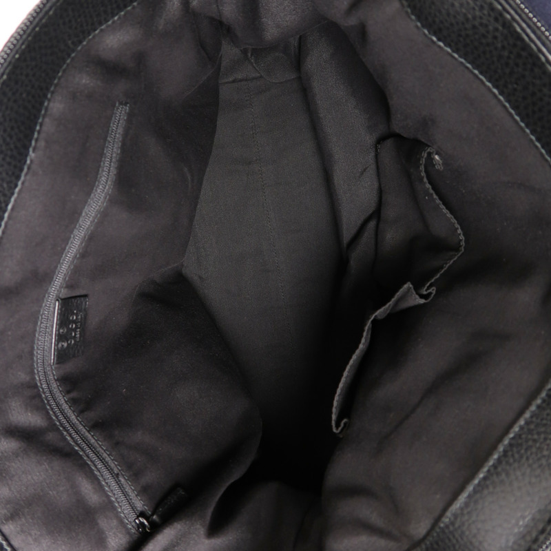 GUCCI 帆布2 Way Shoulder銀扣手挽肩背兩用袋-4