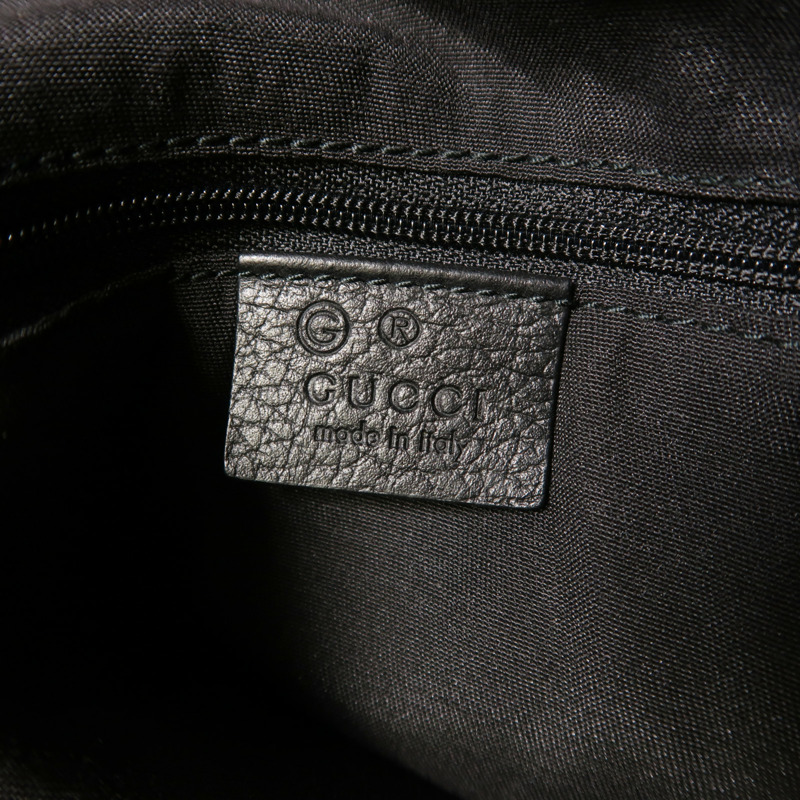 GUCCI 帆布2 Way Shoulder銀扣手挽肩背兩用袋-5