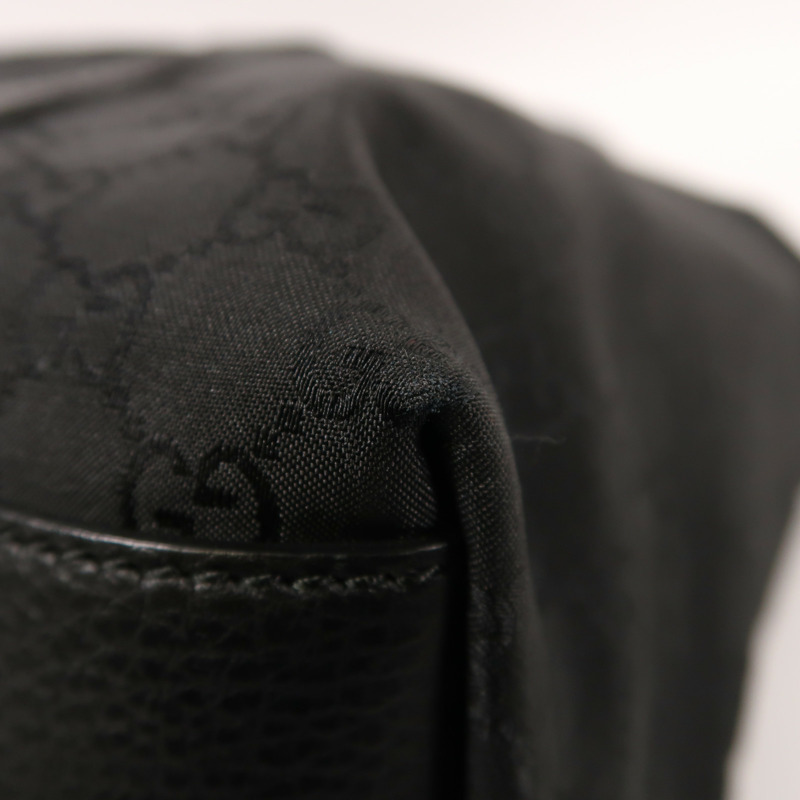 GUCCI 帆布2 Way Shoulder銀扣手挽肩背兩用袋-9