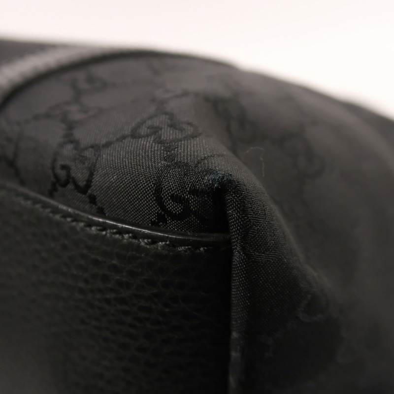 GUCCI 帆布2 Way Shoulder銀扣手挽肩背兩用袋-11