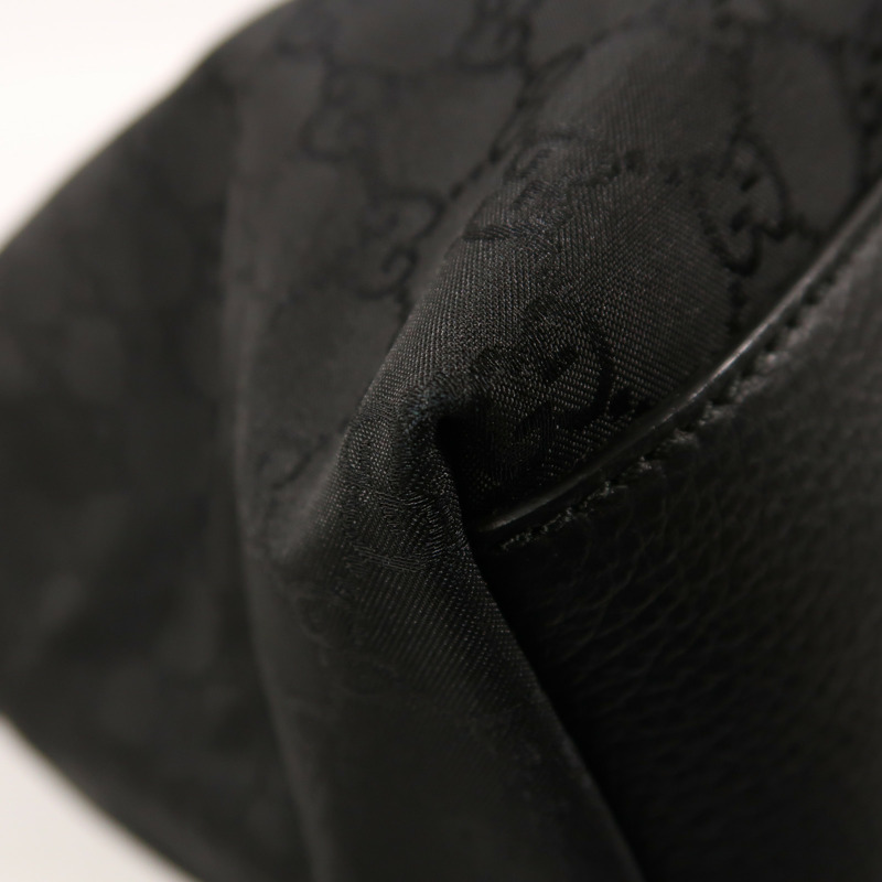 GUCCI 帆布2 Way Shoulder銀扣手挽肩背兩用袋-12