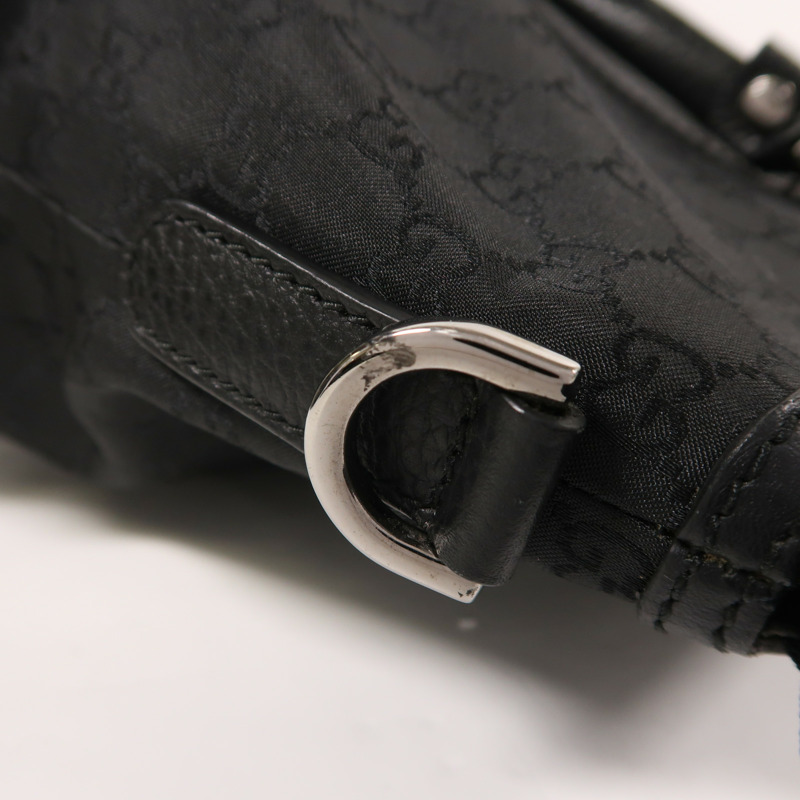 GUCCI 帆布2 Way Shoulder銀扣手挽肩背兩用袋-13