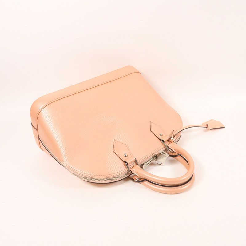 LOUIS VUITTON Epi Alma PM銀扣手挽袋-7