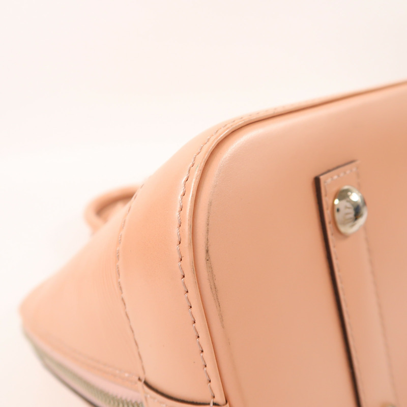 LOUIS VUITTON Epi Alma PM銀扣手挽袋-9