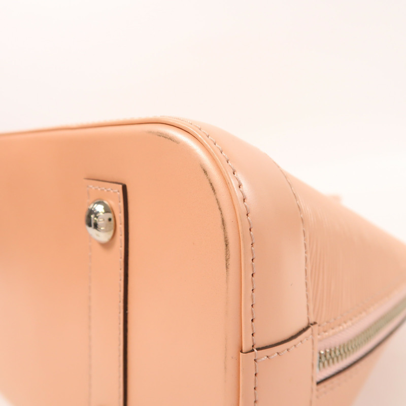 LOUIS VUITTON Epi Alma PM銀扣手挽袋-10
