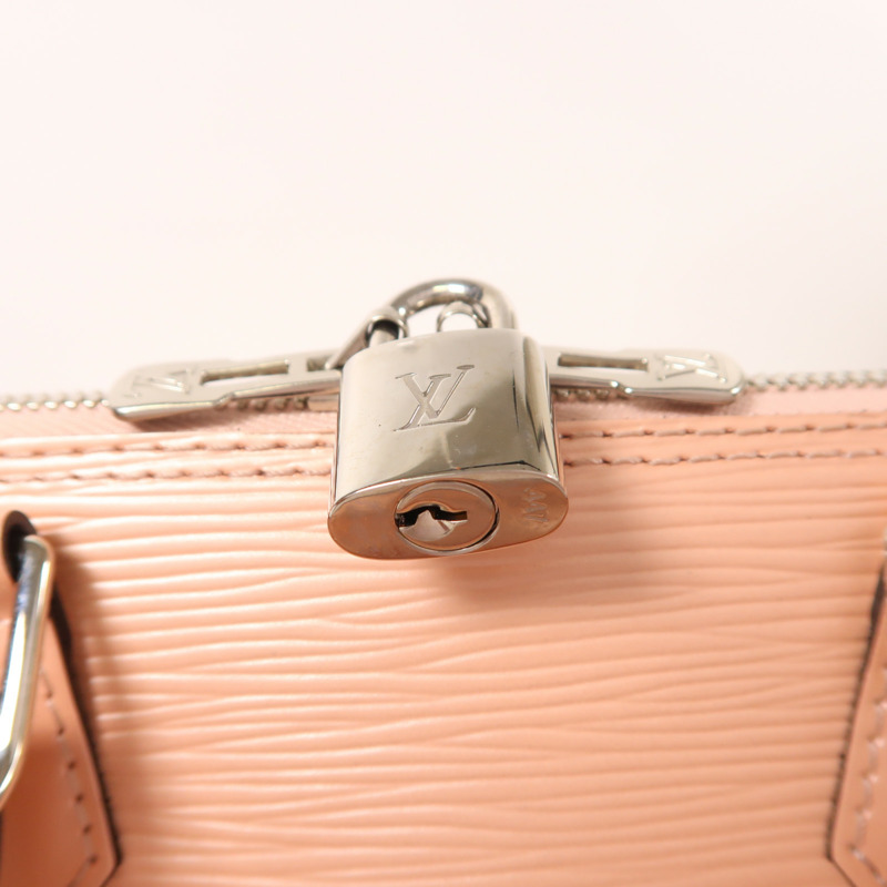 LOUIS VUITTON Epi Alma PM銀扣手挽袋-13