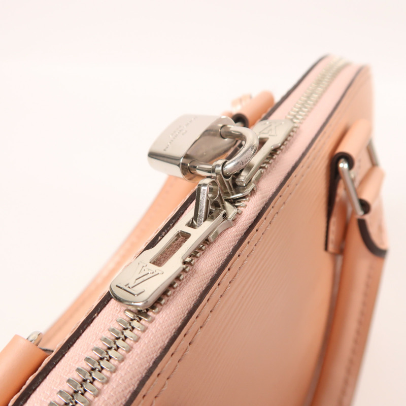 LOUIS VUITTON Epi Alma PM銀扣手挽袋-14