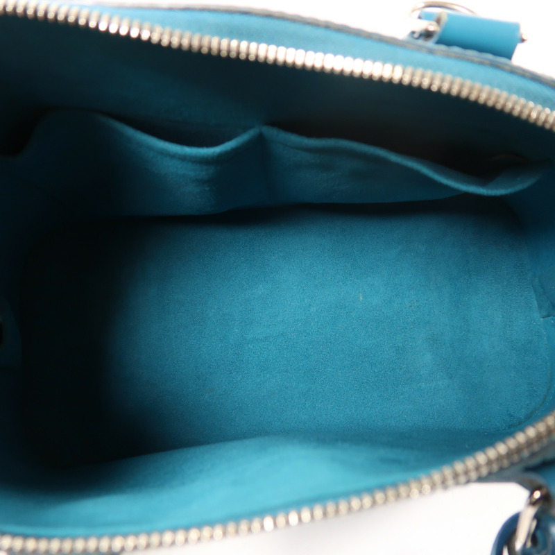 LOUIS VUITTON Epi Alma PM銀扣手挽袋-4