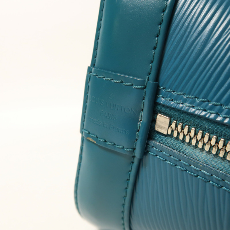 LOUIS VUITTON Epi Alma PM銀扣手挽袋-5