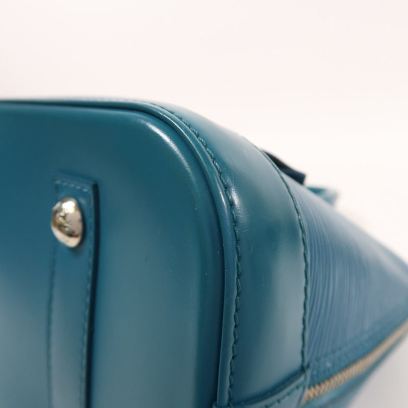 LOUIS VUITTON Epi Alma PM銀扣手挽袋-8