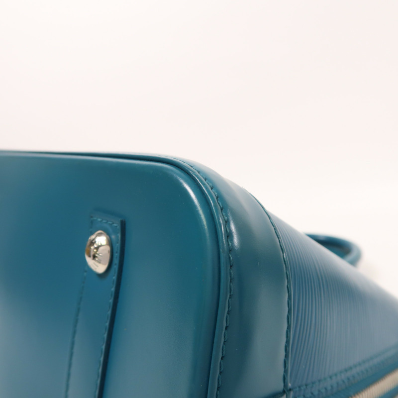 LOUIS VUITTON Epi Alma PM銀扣手挽袋-10