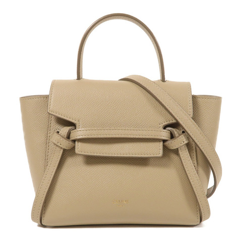 CELINE 牛皮皮革Pico Belt Bag金扣手挽肩背兩用袋