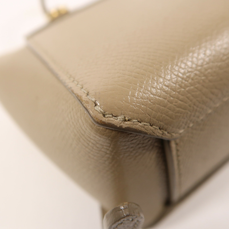 CELINE 牛皮皮革Pico Belt Bag金扣手挽肩背兩用袋-11