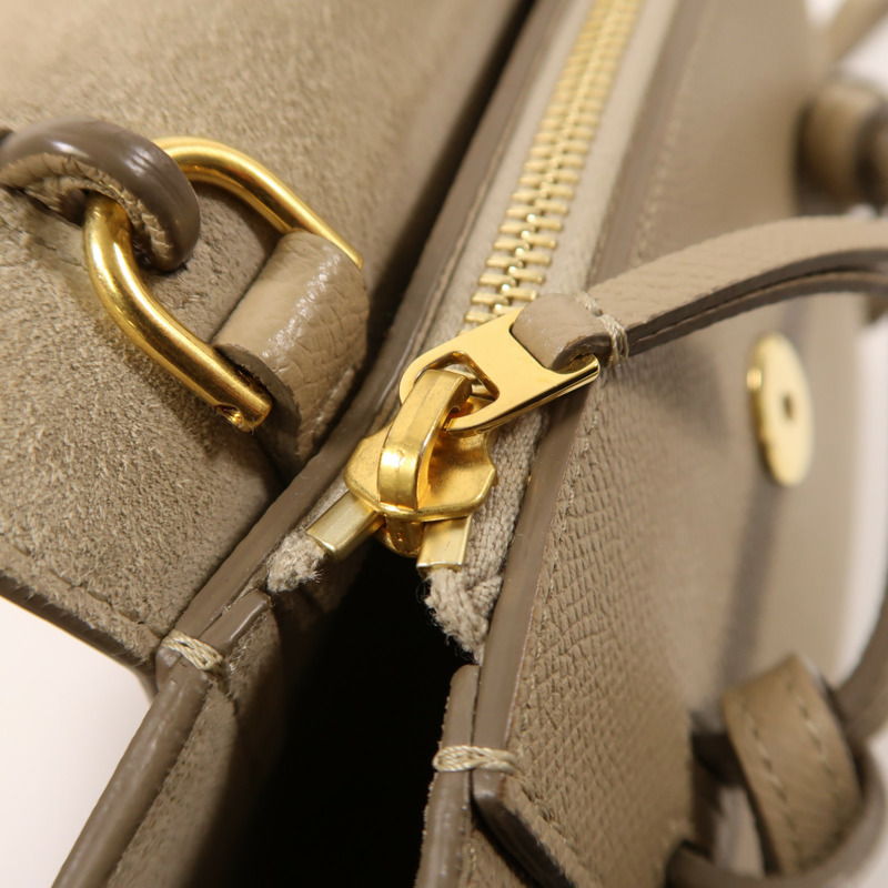 CELINE 牛皮皮革Pico Belt Bag金扣手挽肩背兩用袋-12