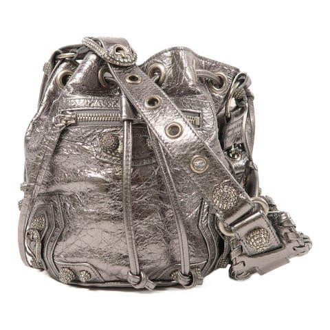 BALENCIAGA 牛皮皮革Le Cagole Xs Bucket銀扣肩背袋