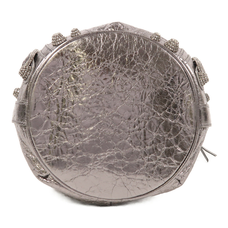 BALENCIAGA 牛皮皮革Le Cagole Xs Bucket銀扣肩背袋-3