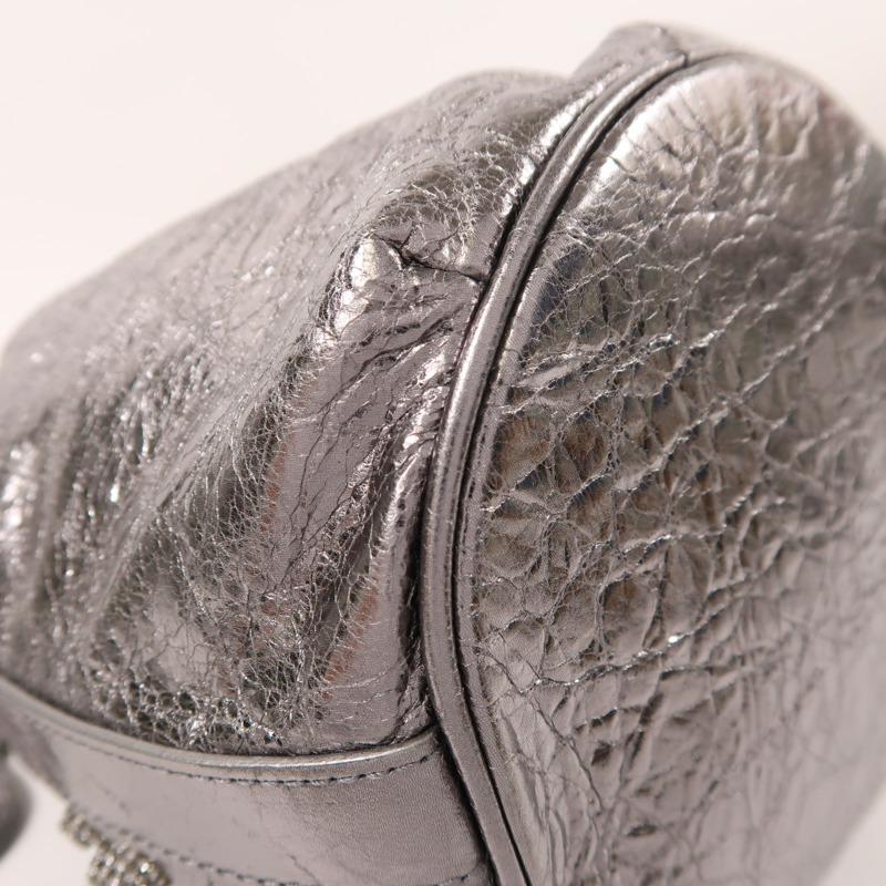 BALENCIAGA 牛皮皮革Le Cagole Xs Bucket銀扣肩背袋-12