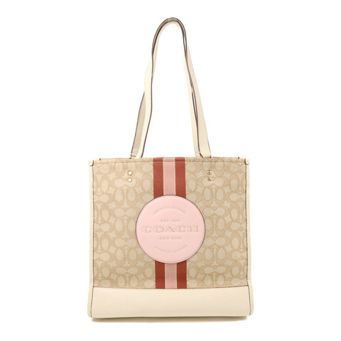 COACH 帆布Tote Bag肩背袋