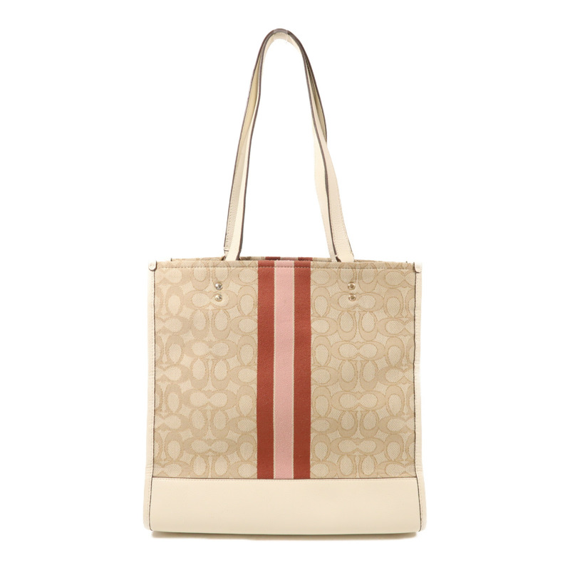 COACH 帆布Tote Bag肩背袋-1