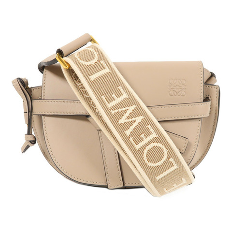 LOEWE 牛皮皮革Mini Gate金扣肩背袋