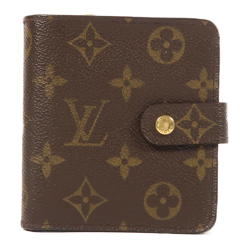 LOUIS VUITTON Monogram Wallet金扣錢包-0