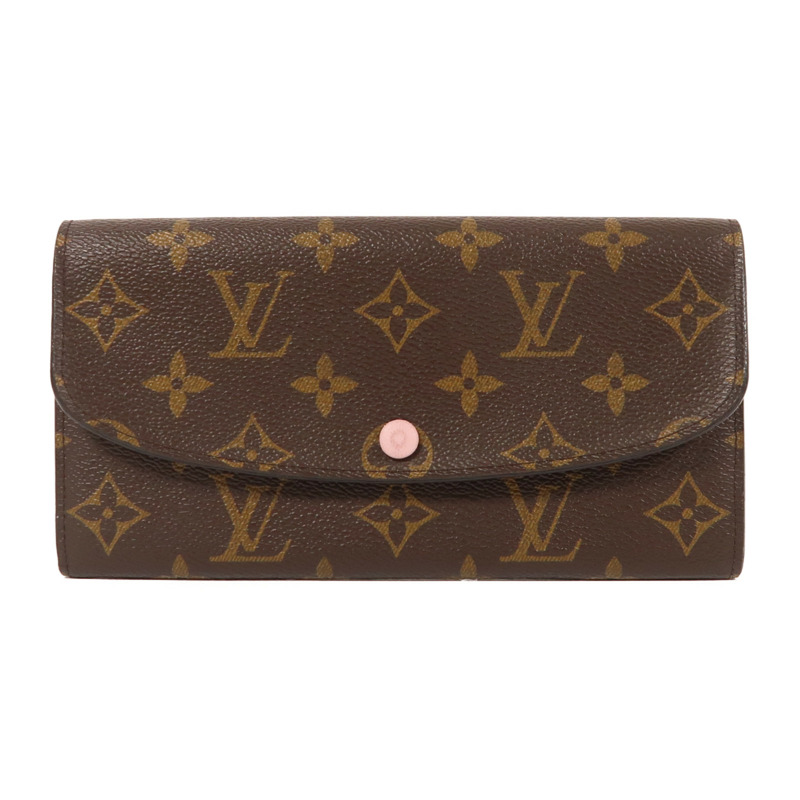 LOUIS VUITTON Monogram Emilie長錢包-0