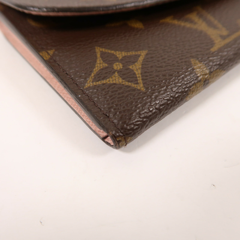 LOUIS VUITTON Monogram Emilie長錢包-11