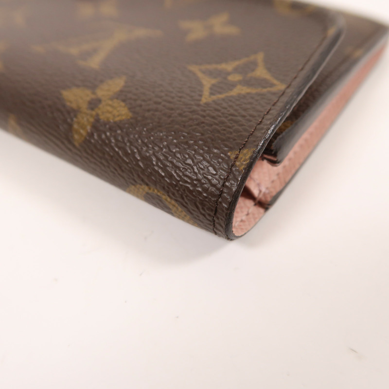LOUIS VUITTON Monogram Emilie長錢包-12