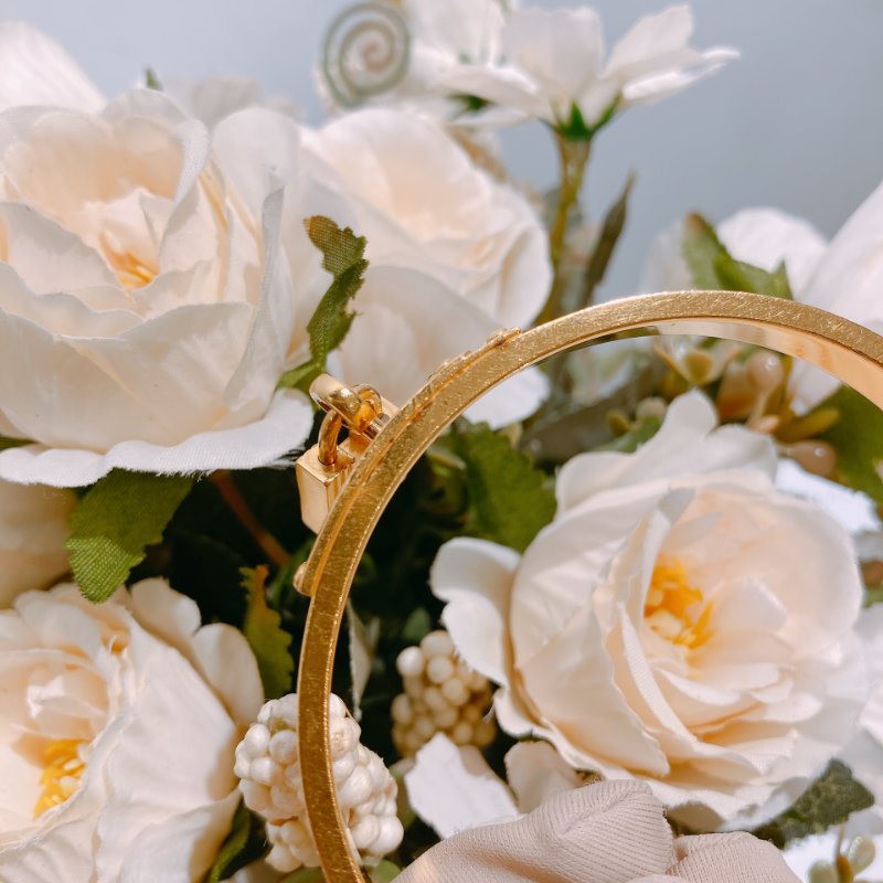 TW4536 Hermes 愛馬仕 凱莉穿戴式手鐲 愛馬仕橙 中古Kelly Bracelet 65 size Orange x GHW-8