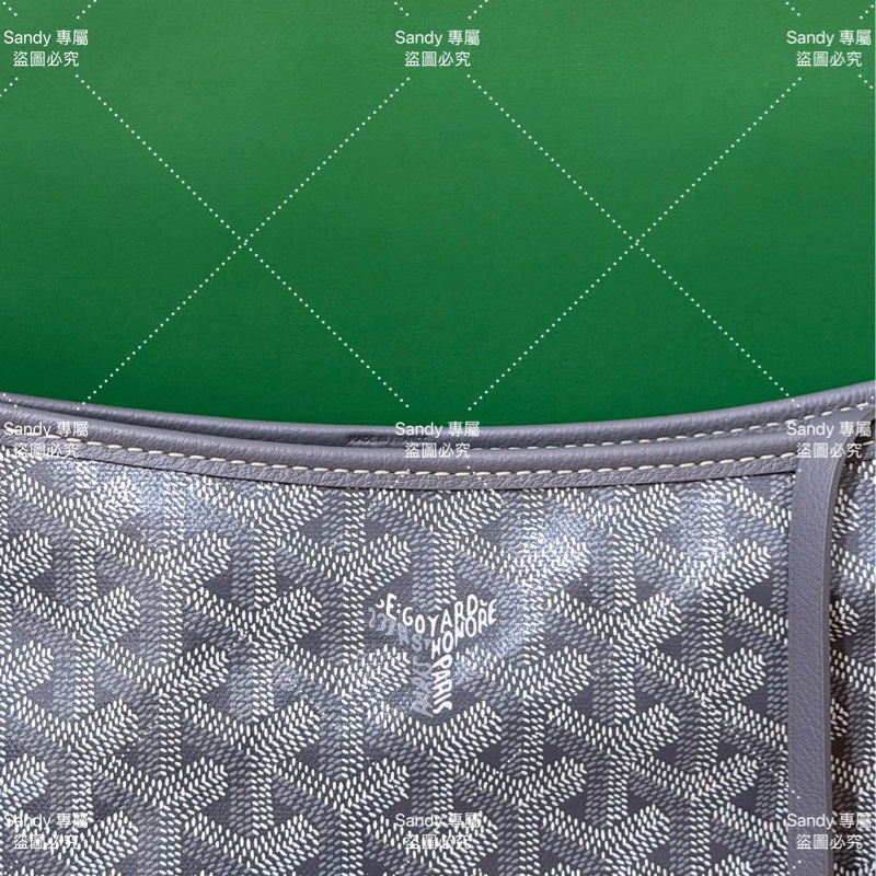 Goyard 狗牙hobo 灰色 全新全配-1