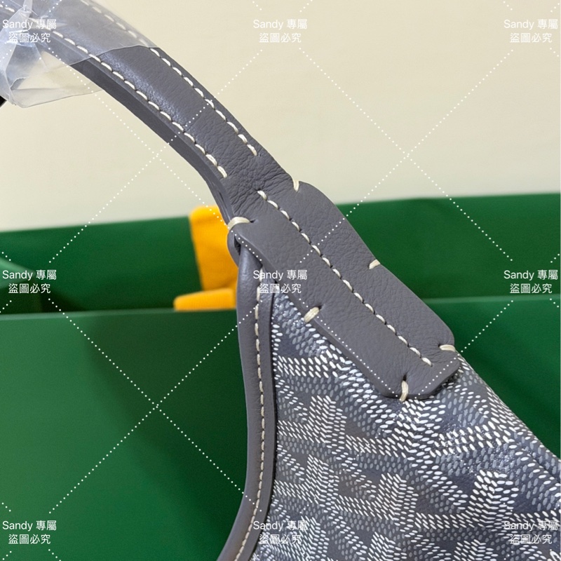 Goyard 狗牙hobo 灰色 全新全配-4