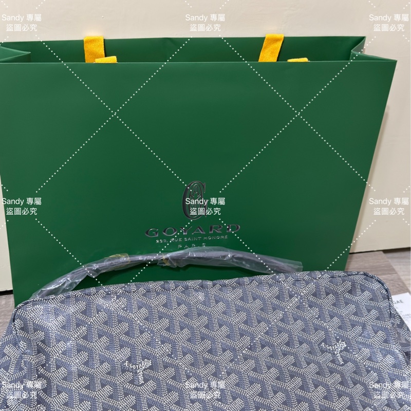 Goyard 狗牙hobo 灰色 全新全配-8
