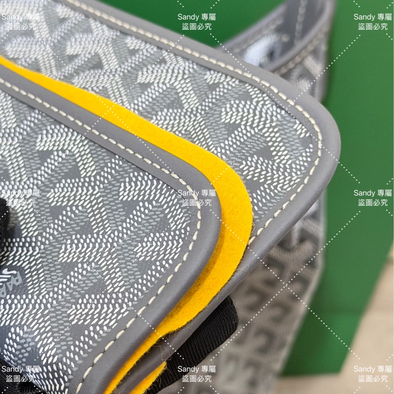 Goyard 狗牙hobo 灰色 全新全配-12