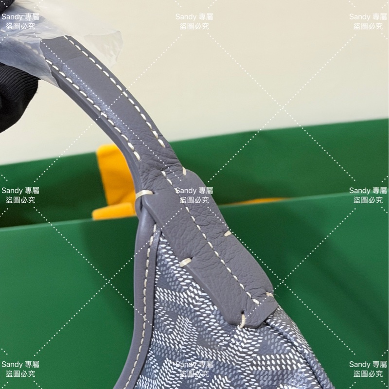 Goyard 狗牙hobo 灰色 全新全配-23