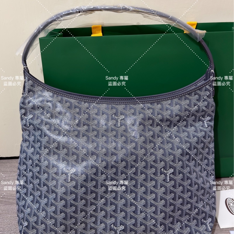 Goyard 狗牙hobo 灰色 全新全配-41