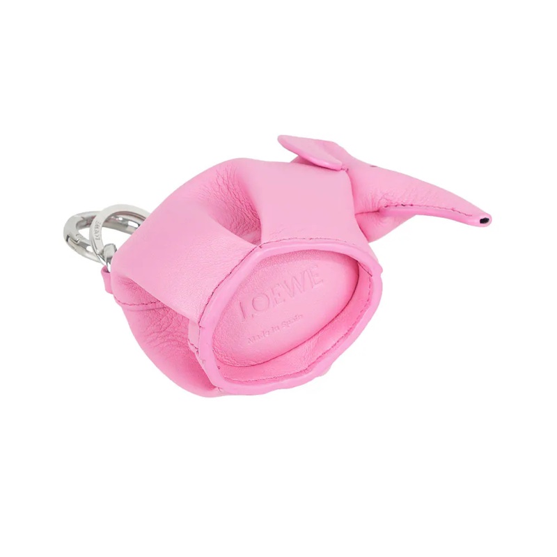 小牛皮大象造型零錢包/吊飾(糖果粉)-2