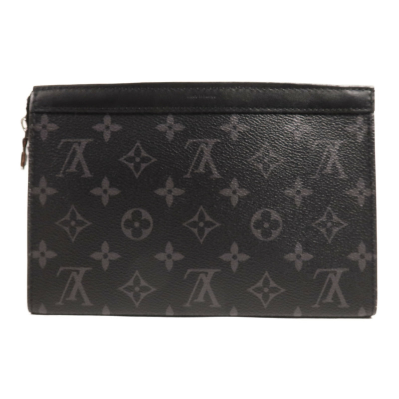 LOUIS VUITTON Monogram Eclipse Gaston銀扣肩背袋-1