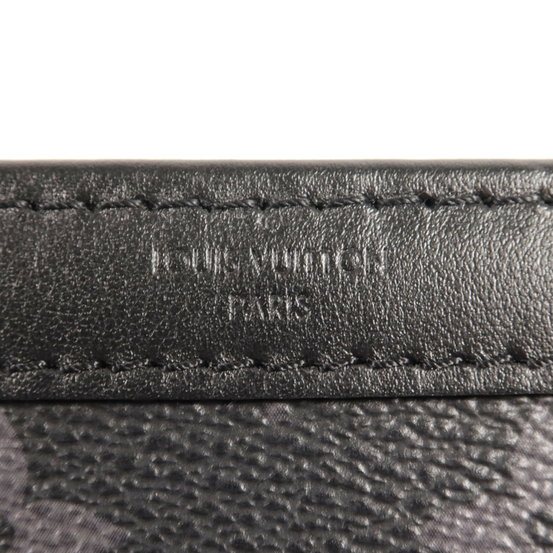 LOUIS VUITTON Monogram Eclipse Gaston銀扣肩背袋-5